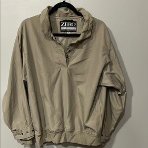 Women’s zero restriction Tan golf Jacket